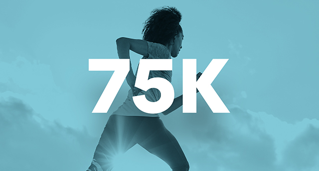 December 75K Challenge